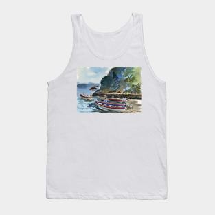 Launching at Choroni Beach Tank Top